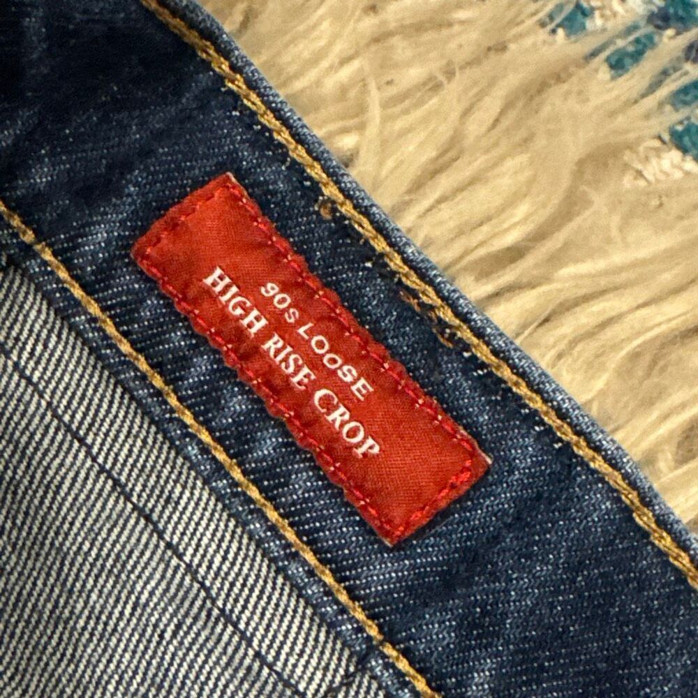 Lucky Legend 90s loose high rise crop Jeans size 6/28 - Picture 3 of 10